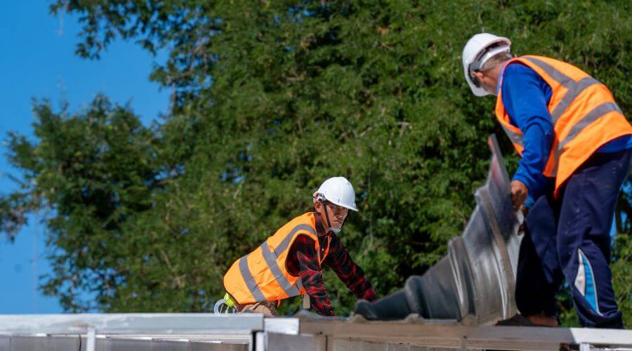 Professional metal roof installation in Fountain, MI